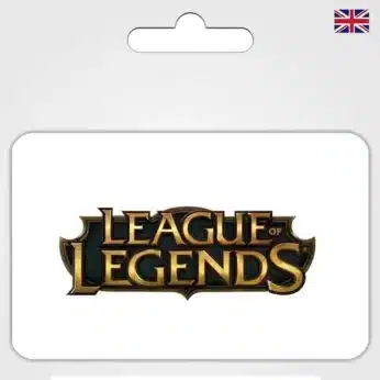 League of Legends Gift Card UK is a digital code that can be redeemed for Riot points which can be used for League of Legends (LOL)
